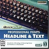 QUICKSTART FONTS - HEADLINE AND TEXT