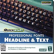 QuickStart Professional Fonts: Headline & Text