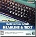 QuickStart Professional Fonts: Headline & Text