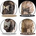 4 Stück EZ Combs - Haarschmuck Haarspangen Haarstyle-Set *Das ORIGINAL aus der TV Werbung*