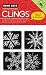 Hero Arts Cling Rubber Stamps: Four Framed Snowflakes