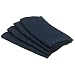 Bardwil Cobblestone 17-inch By 17-inch Set of 4 Napkins, Navy