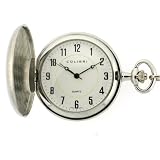 Colibri Pocket Watch w Cover and Pocket Chain Classic Design PMS096041 by Colibri