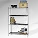 Focus Products Group #21436 Black 4 Tier Shelf Rack