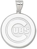 Chicago Cubs C Cubs Logo Giant Charm/Pendant -Choose from 14K/10K, Stainless Steel or Gold Plated