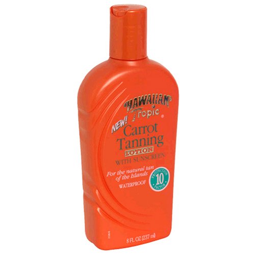 Hawaiian Tropic Carrot Tanning Lotion with Sunscreen, SPF