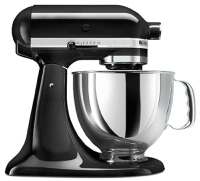 New Onyx Black Kitchenaid Stand Mixer Tilt 4.5-quart Ksm85pbob Metal 10-spd