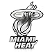 NBA Miami Heat 3D Chrome Auto Emblem, Licensed Product