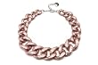 Metallic Stonewashed Choker in Pink