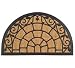 Rubber Back Coir Doormat - Crown