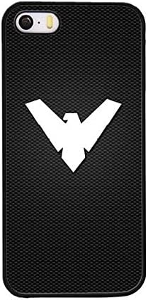 DC Comics Nightwing Logo Iphone 5s H¨¹lle Case - High Impact Cute Unique Pattern Fit f¨¹r Iphone 5 / 5s