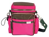 Little Company Spice Cooling Bag in Olive and Bright Pink