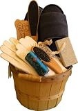 Deluxe Super Rich Bath & Beauty Spa Basket 8 pcs Corporate Holiday Gift Set,All Natural w/Re Useable Basket,100% Satisfaction Guaranteed,Perfect Birthday Gifts 41AKLDngYqL. SL160 Deluxe Super Rich Bath & Beauty Spa Basket 8 pcs Corporate Holiday Gift Set,All Natural w/Re Useable Basket,100% Satisfaction Guaranteed,Perfect Birthday Gifts