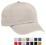 Harriton - Washed Twill Baseball Cap (M845)