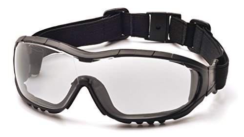 Pyramex V3G Safety Goggles, Black Strap/Temples/Clear Anti-Fog Lens Pyramex V3G Safety Goggles, Black Strap/Temples/Clear Anti-Fog Lens