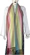 Silk Scarf Rectangular Womens Accessory 27 x 80 inches