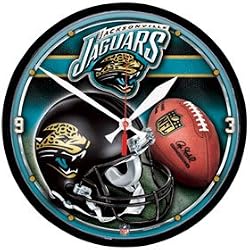 Jacksonville Jaguars Wall Clock - Round - Football Sports Merchandise