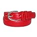 CTM® Girls Leather 3/4 inch Basic Dress Belt