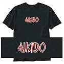 T-SHIRT BLACK " ORIENTAL STYLE AIKIDO "