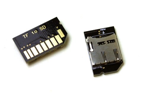 GeauxRobot Raspberry Pi Premium Low-profile MicroSD (TF) to SD Card Adapter