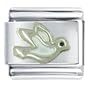 Buddhist Bracelet Peace White Dove Religious Charms Italian