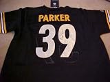 Willie Parker Hand Signed Autographed Authentic Reebok Pittsburgh Steelers Home Jersey