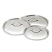 de Buyer Stainless Steel Lids, Set of 3