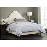 Plain High Arch Headboard in Parchment Size