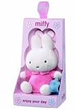 Pink Miffy Holding Handbag 14cm with Enjoy Your Day Message