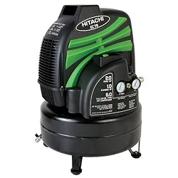 Hitachi EC79 13 Amp 2-Horsepower 6-Gallon Oil-Free Pancake Compressor