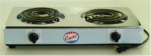Temperature Controlled - Two Burner Hot Plate