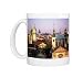 Spires and towers on the city skyline, Prague, Czech Republic, Europe Photo Mugs