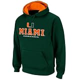 NCAA Miami Hurricanes Green Classic Twill II Pullover Hoodie Sweatshirt