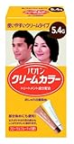 パオン クリームカラー5.4-G くすんだ濃いめの栗色