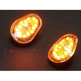 03-07 YAMAHA YZF R6 R6S FLUSH LED SMOKE TURN SIGNALS