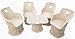 Ecowoodies Aeonium Indoor /Outdoor / Garden / Lawan Table Chair Furniutre Set (Beige) RS.17901.00