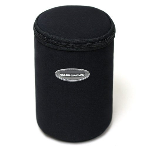 CaseCrown Air Cell Lined Lens Case With Clip Medium to Protect the Canon EF 75-300mm f/4-5.6 III Telephoto Zoom Lens.
