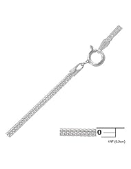 Sterling Silver 1.5mm Foxtail Chain Length: 18"
