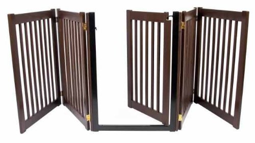 32 in. Walk-Through 5-Panel Free Standing Gate image