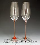 Mikasa Crystal Fiama Fluted Champagne, Pair