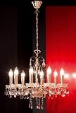 Pn3088 46 Casta Moda 8 Light Antique Brass Chandelier