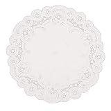 Fox Run White Paper Lace Doilies