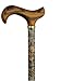 Walking Cane-fall Harvest-This walking stick cane has an elegant floral print on maple wood shaft with scorched derby handle. This wooden cane has a weight capacity of 250 pounds and 36 inches long.