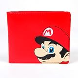 Super Mario Geldbörse Geldbeutel Portemonnaie Rot