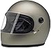 Biltwell Unisex-Adult Full-Face-Helmet-Style Flat Gringo S DOT Certified Full-Face Helmet (Titanium, XX-Large)