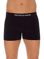 Rochas Bóxer Sin Costuras (Negro)