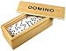 Double 6 Dominoes in Wooden Box