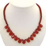 EXP Handmade Red Ruby Quartz Necklace