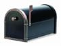 Architectural Mailboxes Coronado Mailbox with Antique Copper Accents, Black