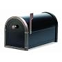 Architectural Mailboxes Coronado Mailbox with Antique Copper Accents, Black